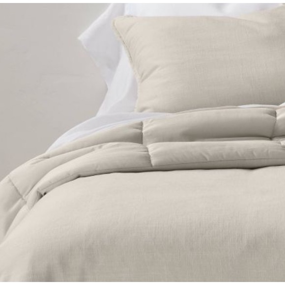 Casaluna Bedding Fullqueen Heavyweight Linen Comforter Only Natural Ivory Casaluna Target